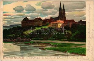 Klosterneuburg, Stift / monastery, abbey. Kuenstlerpostkarte No. 2487. von Ottmar Zieher Kunstanstalt litho s: Paul Hey