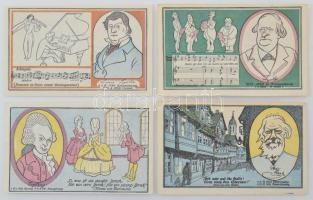 Németország / Weimari Köztársaság / Brunswick 1921. 10pf - 75pf szükségpénz "Közkönyvtár és olvasóterem" teljes sor! T:AU, egyiken pici szakadás Germany / Weimar Republic / Brunswick 1921. 10 Pfennigs - 75 Pfennigs "Volksbibliothek und Lesestuben" necessity money (notgeld), full set! C:AU, tiny tear on one