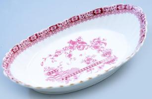 Rot China Deutschland kínáló, jelzett, kis kopással, 29x16 cm