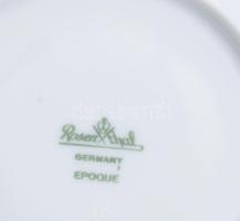 Rosenthal "Epoque" 2 darab csésze alátéttel. Terv.: Carla Manco. Jelzett, hibátlan, d: 15 ...