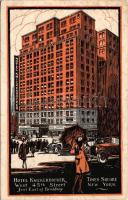 New York City, Hotel Knickerbocker, West 45th Street, Times Square (creases)
