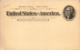 New York City, Bethesda Fountain, Columbus Monument, The Obelsik (Central Park). Copyright 1897 by E...