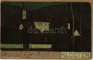 1902 Kloster. Lith. Anst. v. Hubert Köhler. litho s: Ernst Liebermann (small tear)