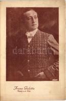 Temesvár, Timisoara; Galetta Ferdinánd divatáruház üzletének reklámlapja, a lap másik oldalán Galett...