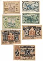 Ausztria / Mauthausen 1920. 10h - 50h (4xklf) szükségpénz + Nussendorf 1920. 10h - 50h (3xklf) szükségpénz T:AU, egyiken pici anyaghiány Austria / Mauthausen 1920. 10 Heller - 50 Heller (4xdiff) necessity money (notgeld) + Nussendorf 1920. 10 Heller - 50 Heller (3xdiff) necessity money (notgeld) C:AU, tiny material missing on one
