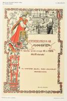 1906 Magyar Iparművészet. IX. évf. Szerk.: Fittler Kamill. Az Országos Magyar Iparművészeti Múzeum é...