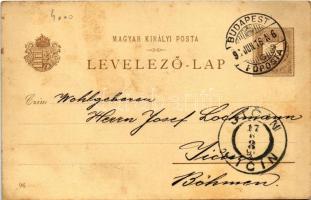 1896 (Vorläufer!!!) Fiume, Rijeka; Port de Fiume / Fiume kikötője. Országos Ezredéves Kiállítás. Kin...