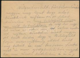 1945 (2. díjszabás) Miskolc helyi levelezőlap 5 db bélyeggel / Local postcard with 5 stamps