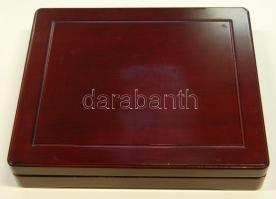 Fa éremtartó kazetta 12 férőhellyel, 50x50mm