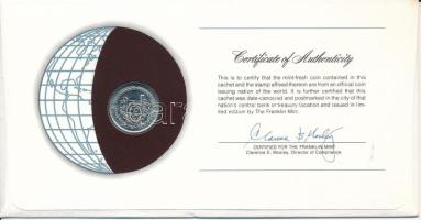 Szíria 1979. 50Q "Nemzetek pénzérméi" felbélyegzett borítékban, bélyegzéssel T:AU
Syria 1...