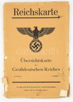 1941 Reichskarte. Übersichtskarte des Großesdeutschen Reiches, 1:1.000.000, Berlin, Verlag des Reich...