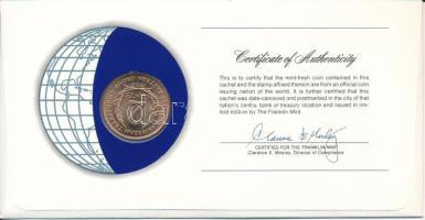 Grenada 1965. 2c "Nemzetek pénzérméi" felbélyegzett borítékban, bélyegzéssel T:AU
Grenada...