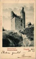 1903 Visegrád, Salamon torony. Divald Károly 552. sz.