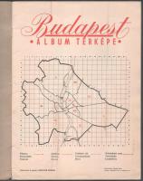 1948 Budapest album térképe. Szerk. és rajzolta: Reizinger Nándor. Budapest térképe, rajta a Nagy-Bu...