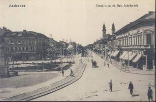 Szabadka Deák street and St Stephan square