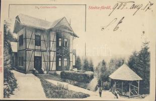 Stószfürdő the villa of Dr. Czirfusz