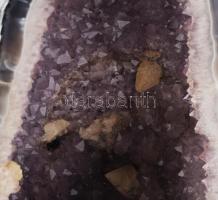 Nagyméretű ametiszt geóda. Jó állapotú gyűjtői darab, m: 43 cm /// KIZÁRÓLAG SZEMÉLYES ÁTVÉTEL, NEM ...