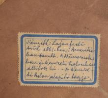 Németh Lajos (1861-?): Táj (Felvidék?). Pasztell, papír. Jelezve balra lent. Dekoratív, üvegezett fa...