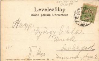 1905 Tátra, Magas Tátra, Vysoké Tatry; Csorba See / Csorba tó. Cattarino S. kiadása (Eperjes) 171. s...