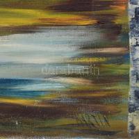 Martin jelzéssel: Táj. Olaj, vászon. 41x51 cm