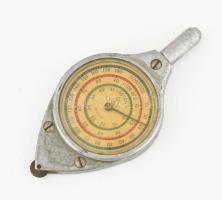 Léptékmérő, kopott, h: 7 cm