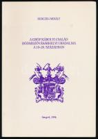 Herczeg Mihály: A gróf Károlyi család hódmezővásárhelyi uradalma a 19-20. században. Szeged-Hódmezővásárhely, 1994, Móra Ferenc Múzeum - Hódmezővásárhely Megyei Jogú Város Önkormányzata, 222+(2) p. Kiadói papírkötés.