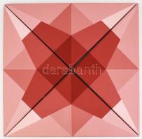 Haraszty Zsófia (1975-): Prizma, 2010. Akril, vászon, jelzett a hátoldalán. 40x40 cm.