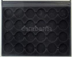 1db éremtartó tálca "Republic of Liberia - Moments of Freedom" felirattal, 24db 44mm-es fé...