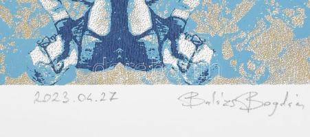 Balázs Bogdán (-): Golden Age, 2023. Szitanyomat, papír, jelzett, művészpéldány EA jelzéssel. 60x60 ...