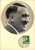 1938 "Männer der Zeit" Nr. 91. Der Führer Adolf Hitler. Phot. Joh. Marr. TCV card + So. Stpl (EK)