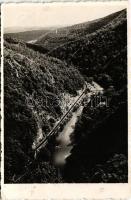 1942 Rév, Körösrév, Vad, Vadu Crisului; Zichy-barlang, vasútvonal / cave, railway line (EK)