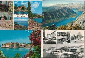 JUGOSZLÁVIA - 9 db MODERN város képeslap a volt Jugoszlávia területéről / YUGOSLAVIA - 9 modern town-view postcards