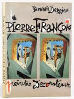 Bernard Derrieu: Pierre Francois: peintre décorateur. Préface Skimao. Fotos A. Hampart Zoumian. Barcelona, 1989., Danés Editions d'Art á Barcelone. Francia nyelven. Gazdag képanyaggal illusztrált. Kiadói egészvászon-kötés, kiadói papír védőborítóban.
