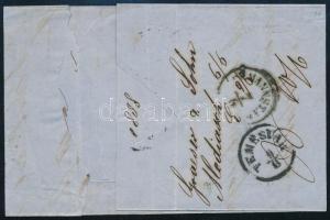 9kr MP III. on cover with content "MEDVISCH" - Temesvár 9kr MP III. levélen tartalommal &q...