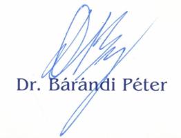 1990-2000 Bánáti János kamara elnök és Bárándi Péter volt igazságügy-miniszter saját kezű aláírása 2...