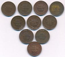 1947. 2f tombak (10x) T:AU,XF
Adamo F1