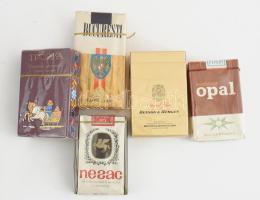 14 db bontatlan csomag cigaretta, külföldi: orosz, román, grúz, stb
