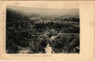 Szovátafürdő, Baile Sovata; látkép. Weinrich S. felvétele / general view (kopott sarkak / worn corners)