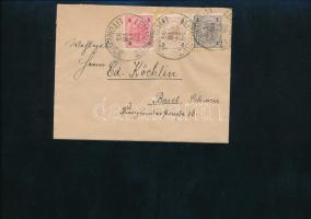 1895 Levél 4 bélyeges bérmentesítéssel / Cover with 4 stamps "LEITMERITZ / LITOMERICE"