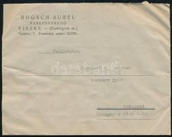 1946 (21. díjszabás) Távolsági levél 20 db bélyeggel / Domestic cover with 20 stamps "PISZKE&qu...