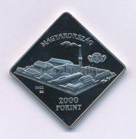 2022. 2000Ft Cu-Ni "Richter Gedeon" kapszulában, színes MNB tájékoztatóval T:PP