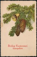 1940 Képeslap "BATTONYA-SZEGED" jegyzékelőmenet bélyegzéssel