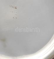 Friedrich Spahr (1900-1945): Porcelán váza ezüst (Ag) díszborítással, jelzett, m: 16 cm /// Friedric...