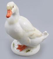 Meisseni kacsa. Kézzel festett, jelzett, hibátlan 14 cm