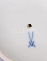 Meisseni kacsa. Kézzel festett, jelzett, hibátlan 14 cm