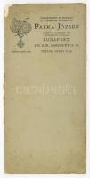Palka József (1860-1952) Budapest VIII. ker. Baross utca Üvegfestészeti és Velencei Üvegmozaik Műtermei ablaküveg tervek, mappában