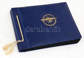 1933-1935 Párizsi utazás képei, fotóalbumban, 120 db-os fotóalbum, vegyes méretű képekkel