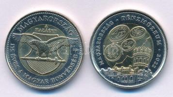 2022. 100Ft "Pénzmúzeum" + 2023. 100Ft "175 éves a Magyar Honvédség" T:AU