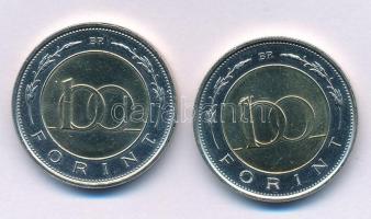 2022. 100Ft "Pénzmúzeum" + 2023. 100Ft "175 éves a Magyar Honvédség" T:AU