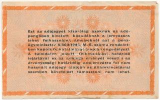 1946. 100.000.000AP T:F erős papír, folt
Adamo P55